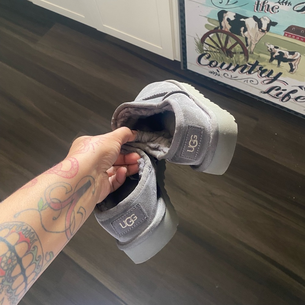 Uggs ankle boot.